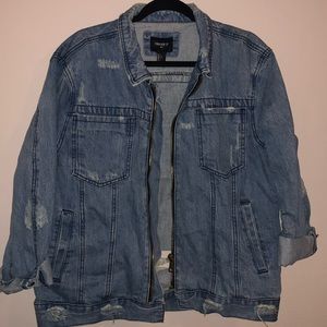 Forever 21 Distressed denim jacket